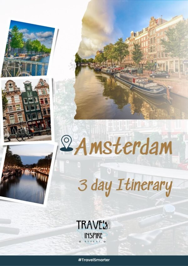 Amsterdam 3 day itinerary (pdf)