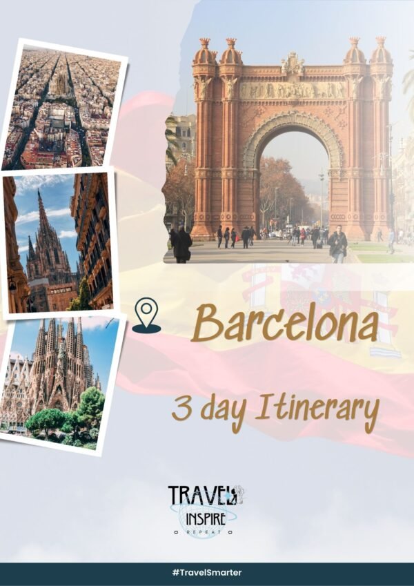 Barcelona 3 day itinerary (pdf)